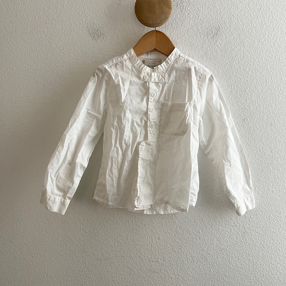 Stella McCartney Kids Girls Button Down Shirt Size 5 Years Old *flaw*